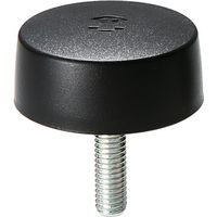 三星産業貿易 三星 イーグルスターノブ 小一郎 M5×10 黒 ESK21-M5X10-BK 1セット(40個) 127-1002（直送品）