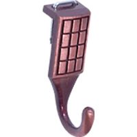 八幡ねじ YAHATA 鴨居用フック 銅ブロンズ 4901099200011 1セット(10個:2個×5パック) 683-1357（直送品）