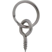 八幡ねじ YAHATA リング付きひーとん No.18ニッケル 4979874411556 1セット(10個:2個×5パック)（直送品）