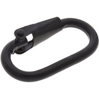 八幡ねじ YAHATA Cカン ばね付 黒 4mm 4944825547882 1セット(5個) 683-4468（直送品）