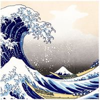 パール ザヴィーナミニマックス 富士シリーズ 19.5x19.6 波間富士 18599 1セット(5枚) 684-4429（直送品）