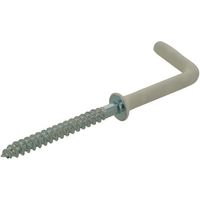 八幡ねじ YAHATA カラーよーおれ足長 28mm アイボリー 4979874412263 1セット(10個:2個×5パック)（直送品）