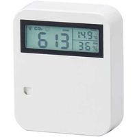 日伸貿易 IoT通信機器搭載、CO2、温度、湿度センサー「デナリ・ボッツ」 NBA-001-WH 1セット(80台) 688-2932（直送品）