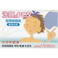 パール 洗顔用クロス ブルー 15082 1セット(6枚) 683-1525（直送品）