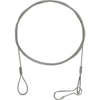 共成 落下防止ステンレスワイヤー線径1.5mm(10本セット)1500L 1.5-1500 1セット(10本) 557-9274（直送品）