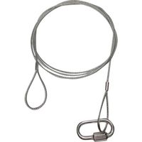 共成 落下防止ステンレスワイヤー線径2.5mm(10本セット)2000L 2.5-2000 1セット(10本) 557-9282（直送品）