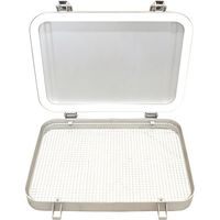 旭産業(点検窓) FREEPA R3形オール耐蝕/10MM網付ボルト式(シリコンパッキン) AFP-R3-GKS-200D 1個（直送品）