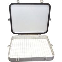 旭産業(点検窓) FREEPA Q4形耐蝕/ハイネック網付(ネオプレンパッキン) AFP-Q4-H-GK-N 1個 565-7095（直送品）