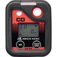 理研計器 理研 個人装着型一酸化炭素計 COー04 充電池仕様(トレーサビリティ証明書付) 01 X2000 1台 581-9192（直送品）