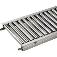 マキテック ステンレス製ローラコンベヤRS3810ー8型1500LX400WX75P RS3810-8X1500L400W75P 1台（直送品）