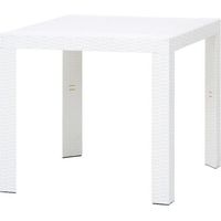 不二貿易 ステラ テーブル 80角 ホワイト(12517) 49923 1個 541-0064（直送品）