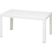 不二貿易 ステラ テーブル 80×140 ホワイト(12518) 49926 1個 542-4198（直送品）