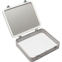 椿本チエイン TSUBACO つばきワンタッチ窓 耐食シリーズ ハイネック 網付ローラキャッチ式 500X600 CMD-Q4-H-G 1個（直送品）