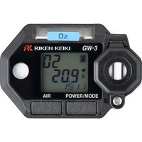 理研計器 理研 腕時計型(装着型)酸素濃度計 GWー3(OX)(トレーサビリティ証明書付) GW-3 01 X2000 1台（直送品）