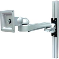 ウィンテクノ モダンソリッド アルミフレーム側面用水平多関節モニターアーム(縦方向レール用) LA-55AR-2V 1台 587-0668（直送品）