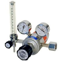 ユタカ Crown 炭酸ガス用流量計付ヒーター内蔵圧力調整器 FCR