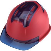 トーヨーセーフティ トーヨーセフティ つや消しヘルメット ヴェンティーエム NO.396FEM-BU-RD 1個 662-6784（直送品）