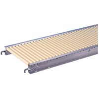 三鈴工機 三鈴 樹脂ローラコンベヤMR20型 径20X1.5T 幅400 P30 カーブ90° MR20-400390 1台（直送品）