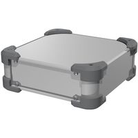 タカチ電機工業 タカチ コーナーガード付EMCシールドケース AUGE133-30-25-SG 1台 540-1079（直送品）