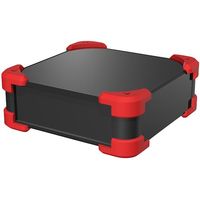 タカチ電機工業 タカチ コーナーガード付アルミケース AUG133-43-43-BR 1台 539-3219（直送品）