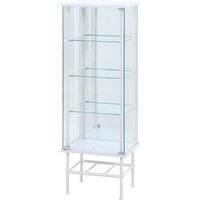 不二貿易 レグラス コレクションケース スタンド 4段 ミラータイプ WH 95851 1台 602-4169（直送品）