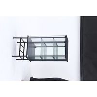 不二貿易 レグラス コレクションケース スタンド 3段 ミラータイプ BK 99480 1台 602-4152（直送品）