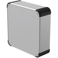 タカチ電機工業 タカチ アルミコントロールボックス AUX66-43-16RH-SB 1台 653-3268（直送品）