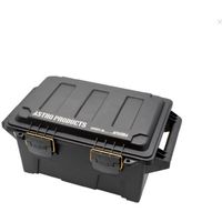 ワールドツール アストロプロダクツ APプラスチックボックス12LブラックPB154 2003000011548 1個 682-6453（直送品）