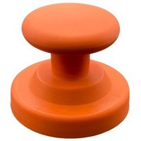 東京パーツセンター ラクテム カラーマグネット ツマミ型 φ53 オレンジ CMK53-O 1個 682-8103（直送品）