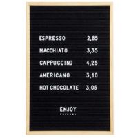 トレード sign city レターボード M W450×H600mm 木目風 専用文字付き 61667MWD 6300056798 1個（直送品）