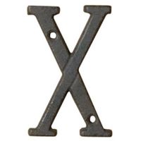 トレード sign city アイアンアルファベット 「X」 木製ボード 切文字 60523ー24 6300056823 1個（直送品）