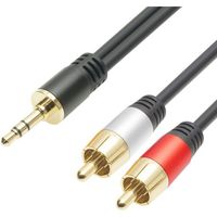 ホーリック 3.5PINー2RCAオーディオケーブル 5m RC50-803RSB 1個 684-5117（直送品）