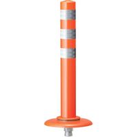 積水樹脂 積水 車線分離標 ポールコーンNK 一本脚 PCー40NKRWーDS 赤 1本 683-1535（直送品）