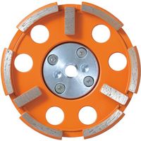 ナニワ研磨工業 ナニワ 研削達人 三文字カップ 外R型 ショックレスフランジ付 4.5 NP-5714 1個 690-3342（直送品）