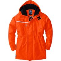 ジーベック XEBEC 防水防寒コート581ー82ーS オレンジ 581-82-S 1着 683-4684（直送品）