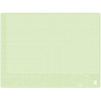ミワックス スケルトンカッティングマット 600×450×2mm グリーン STN-A2-G 1枚 682-9866（直送品）