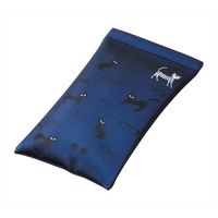 パール 片口ソフトケース ネコとメガネ柄NA 098510 1個 689-4059（直送品）