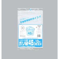 福助工業 福助 ポリ袋 LD25ー45 透明 バラ10枚入 0978906 1袋(10枚) 690-2381（直送品）