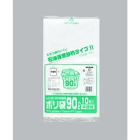 福助工業 福助 ポリ袋 LD35ー90 乳白半透明 バラ10枚入 0979082 1袋(10枚) 690-2239（直送品）