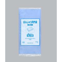 福助工業 福助 ばんじゅう用内袋 NO.105 ブルー バラ100枚入 0976210 1袋(100枚) 690-2238（直送品）