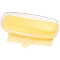 パール メガネケース SPーD5 YE(クロス付) 090181 1個 690-1927（直送品）