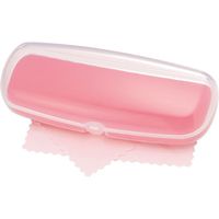 パール メガネケース SPーD5 PI(クロス付) 090183 1個 690-1803（直送品）