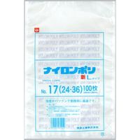 福助工業 福助 ナイロンポリ 新Lタイプ NO.17(24ー36) バラ100枚入 0985325 1袋(100枚) 690-2226（直送品）
