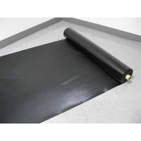 日大工業 ワニ印 塩ビ養生シート 黒 厚み0.8MM 1M×20M 003083 1本 689-2551（直送品）