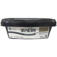 ニッぺ 室内かべ用塗料 STYLE DIYペンキマットフィニッシュ 室内壁用 こび茶 1.5kg 4976124871467 1個（直送品）