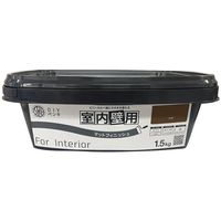 ニッぺ 室内かべ用塗料 STYLE DIYペンキマットフィニッシュ 室内壁用 ココア 1.5kg 4976124871481 1個（直送品）