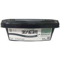 ニッぺ 室内かべ用塗料 STYLE DIYペンキマットフィニッシュ 室内壁用 ミスティグリーン 1.5kg 4976124871528 1個（直送品）