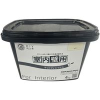 ニッぺ 室内かべ用塗料 STYLE DIYペンキマットフィニッシュ 室内壁用 コットン 4kg 4976124871337 1個（直送品）