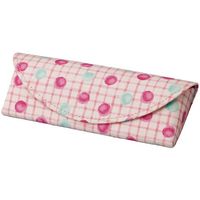 パール メガネケース HAー140 ドット/チェック PI 092922 1個 689-7520（直送品）