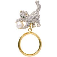 パール メガネホルダー PAー210 ネコ 06518 1個 687-8475（直送品）